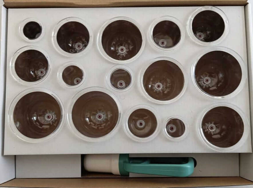 15 Li Hacamat Ve Masaj Kupa Seti - 1