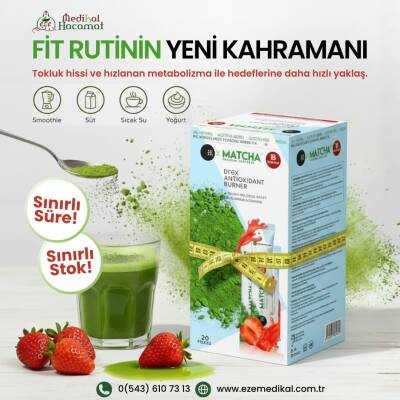  Çilek Aromalı Form Matcha Çayı 1 Kutu - 