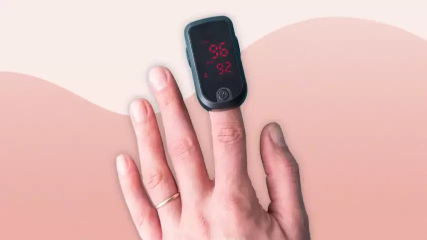 fingertip pulse oximeter Parmak Tipi Nabız Ve Oksijen Ölçme Cihaz - 1