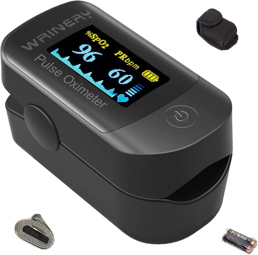 fingertip pulse oximeter Parmak Tipi Nabız Ve Oksijen Ölçme Cihaz - 2