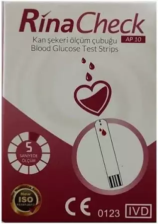 Rina Check Strip Şeker Ölçüm Strip 50 Adet - 1